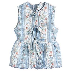 Damson Madder Reversible Floral Gilet/Vest